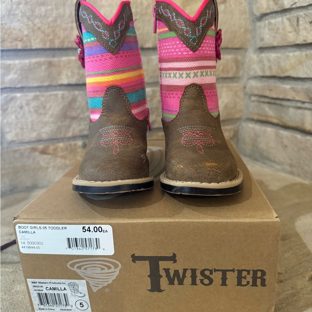 Toddler twister boots size 5
